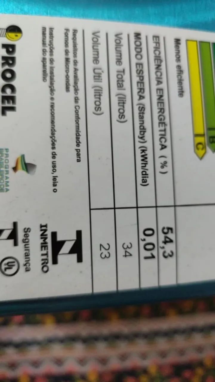 Micro-ondas Panasonic Espelhado 34L (Estado de Novo c/ Plástico) - Foto 4