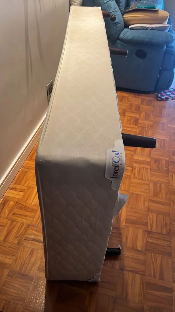 Cama box bipartido + colchão soft bambú  - Foto 3