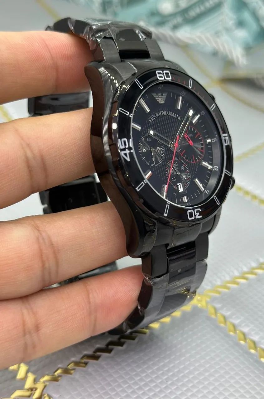 Relógio masculino Empório Armani quartz  - Foto 2