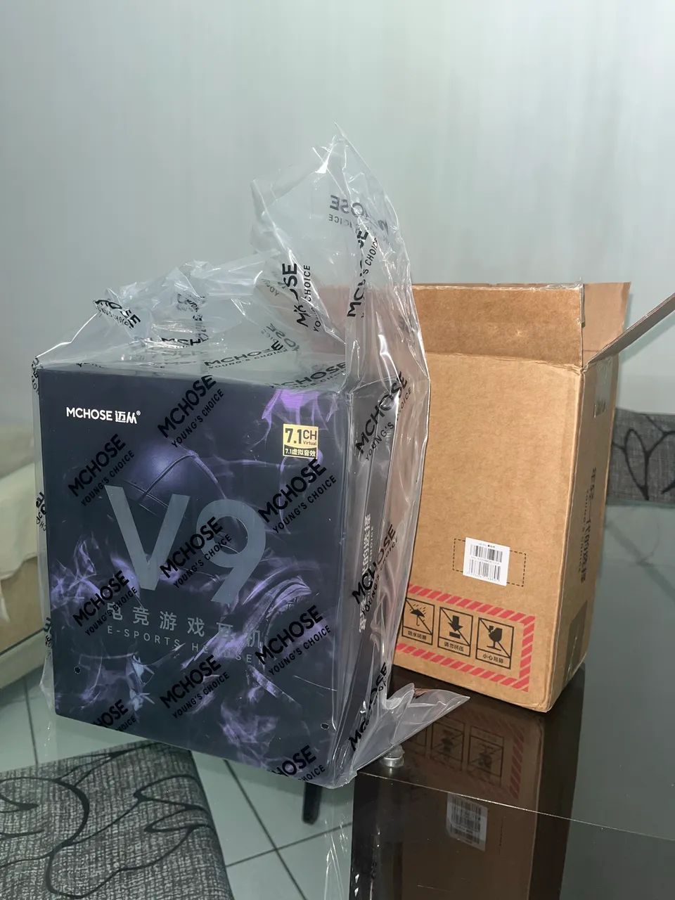 Headset Gamer 7.1 Profissional MCHOSE V9 - NOVO ?