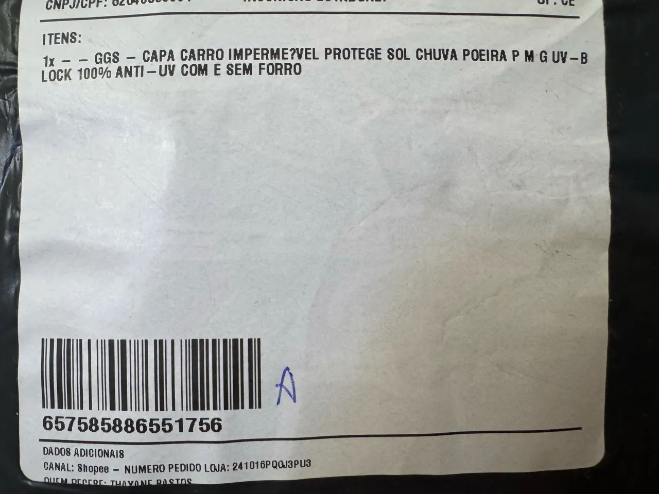 Capa proteção carro - Foto 2