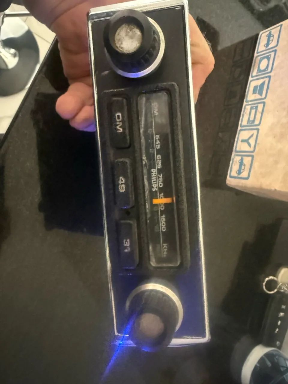 Rádio de carro Philips antigo raridade 