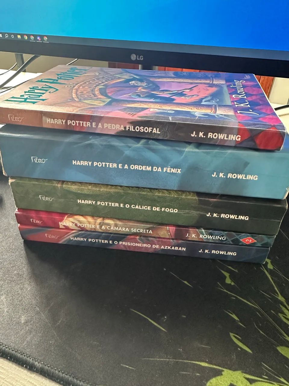 5 livros coleção harry potter