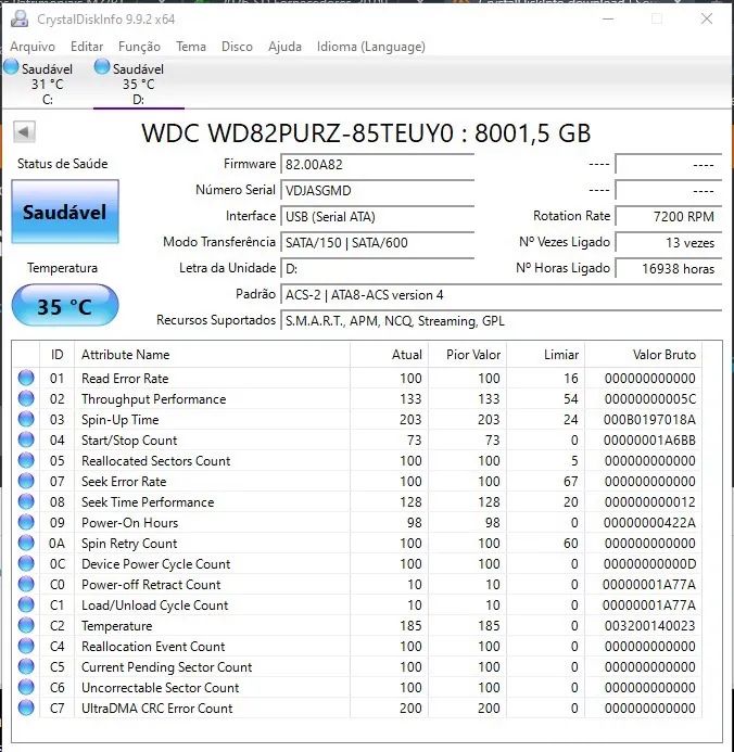 HD 8TB - Western Digital - Foto 2