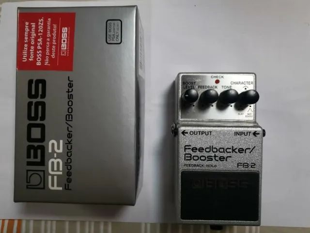 BOSS FB-2 feedbacker/booster ブースター Boss FB-2 Feedbacker/Booster, com caixa e manual, pedal RARO