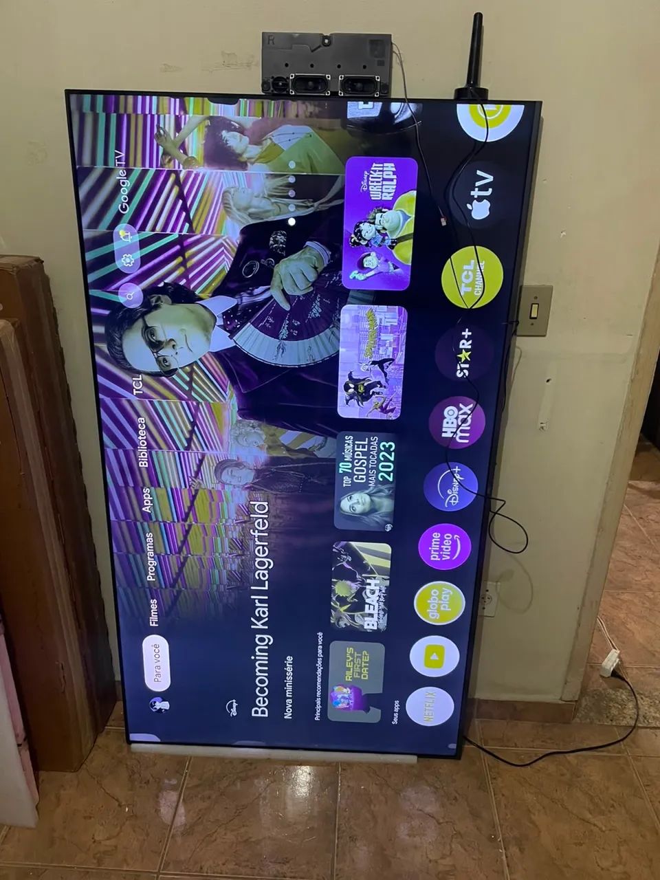 TCL 75 borda infinita tem negócio no valor