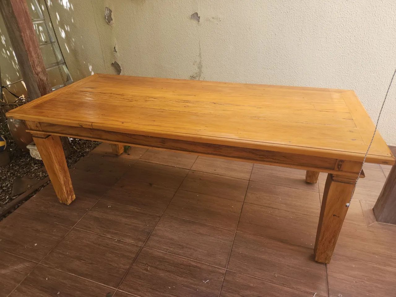 Mesa para area de churrasco area externa ou chacara