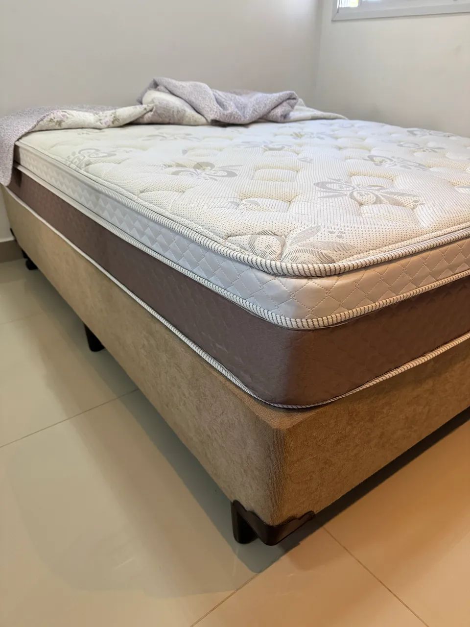 Cama box casal com colchão Herval  - Foto 3