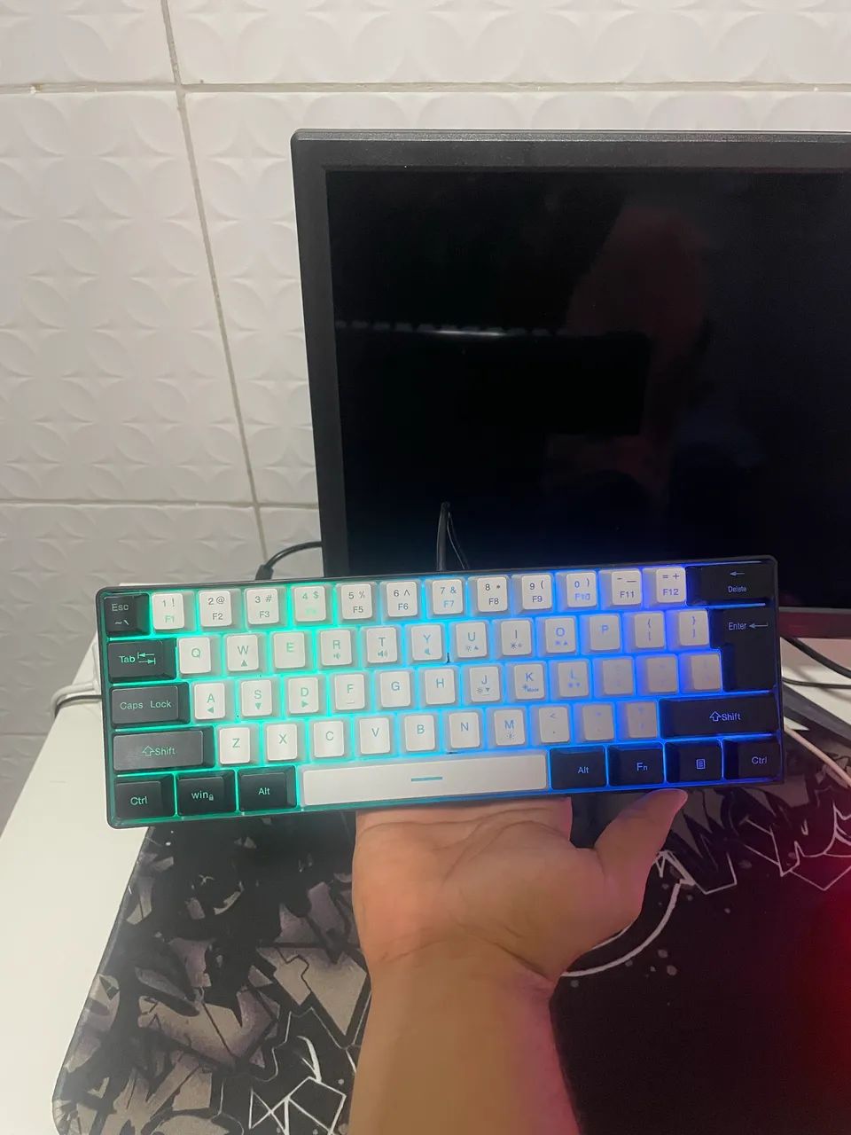 Teclado, mouse e mouse pad gamer  - Foto 2