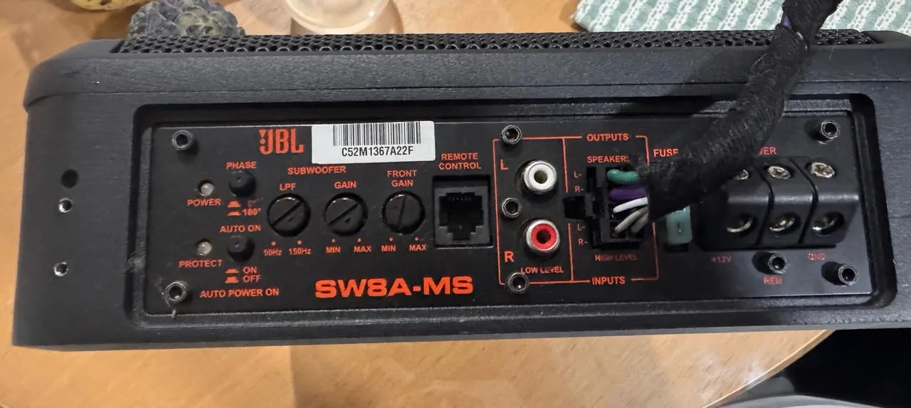 Caixa amplificadora JBL SW8A-MS - Foto 2