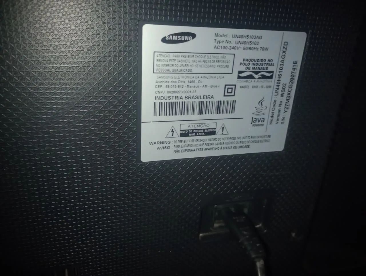 Tv Samsung 40 polegadas Smart TV  - Foto 3