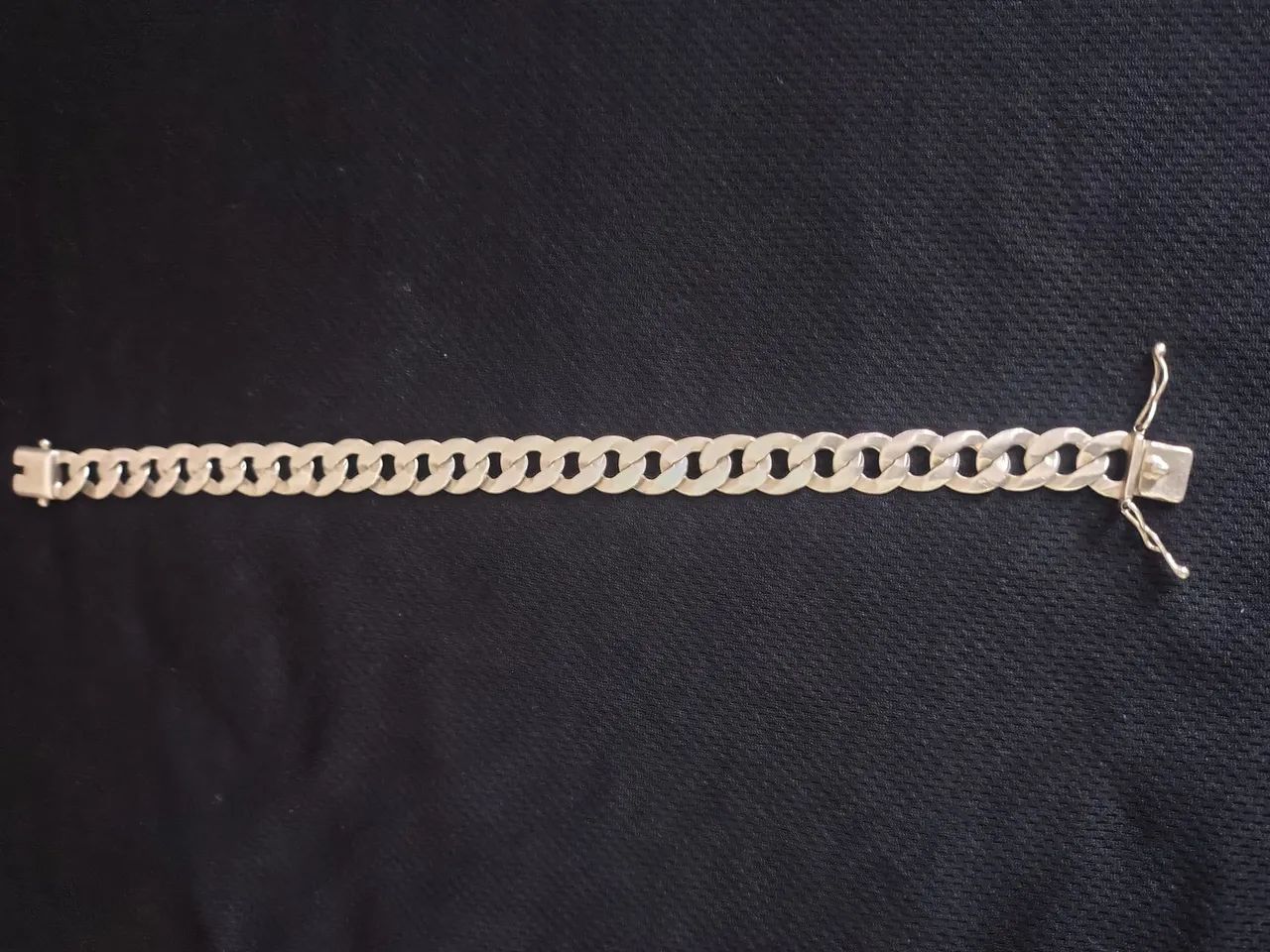 Conjunto Corrente de prata com pigente trevo da sorte e pulseira. - Foto 5