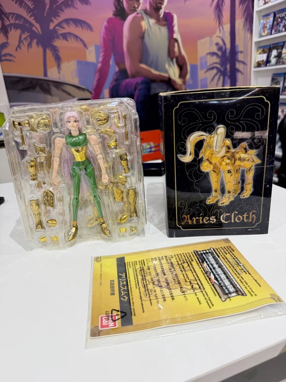 Boneco Cavaleiros do Zodíaco - Aries Cloth