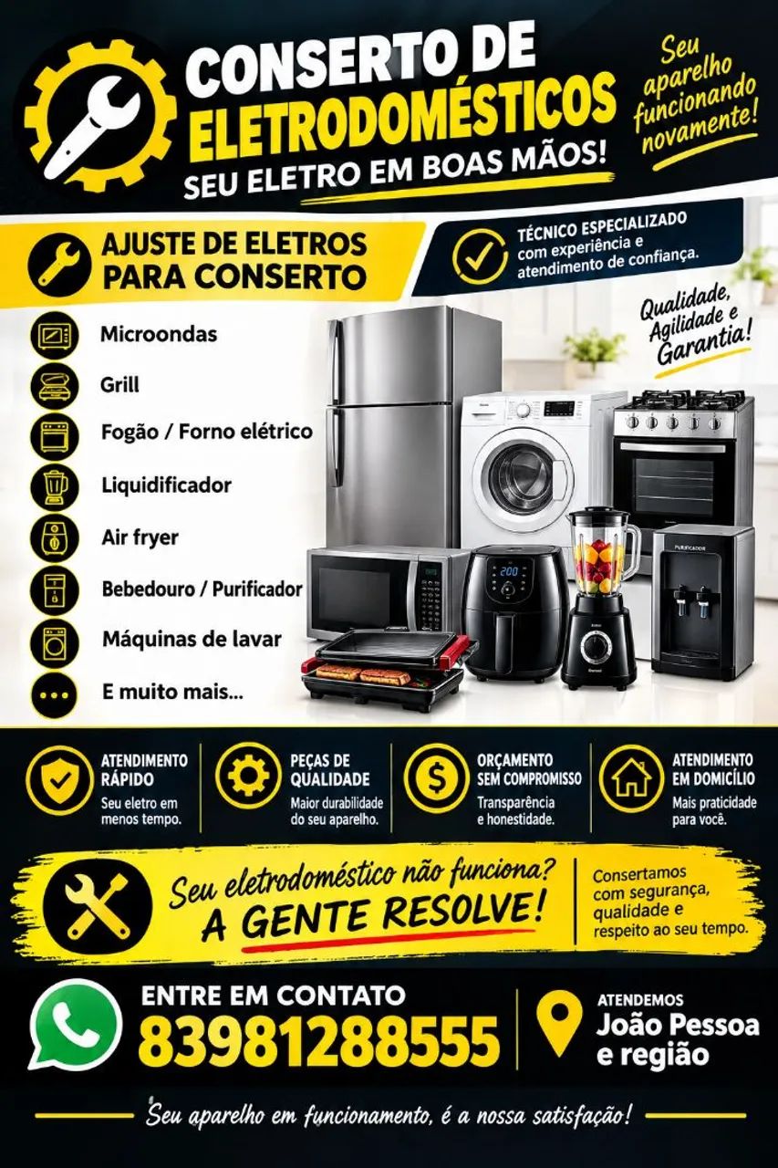 Técnico em eletrodomésticos 