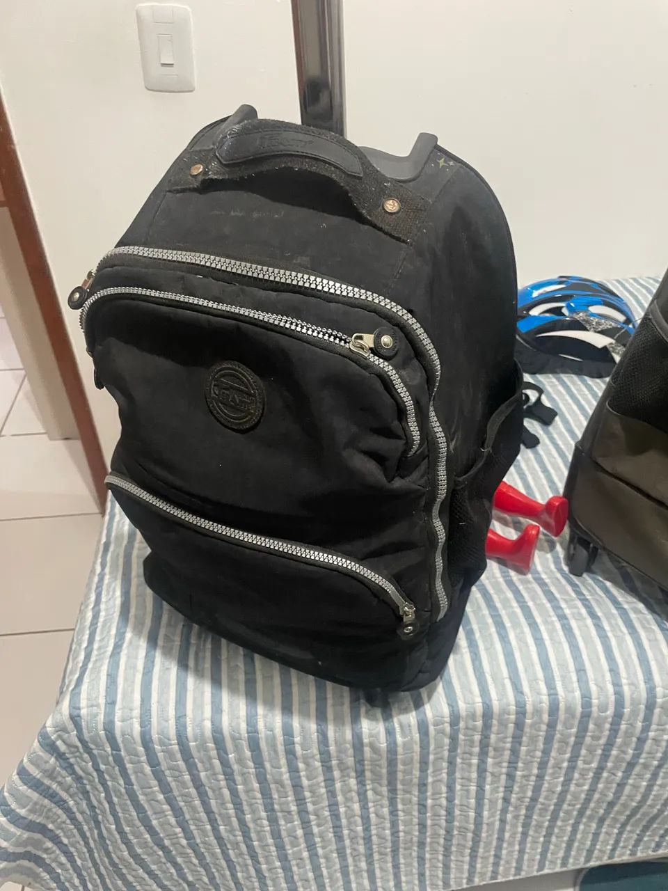 Mochila escolar de carrinho  - Foto 6