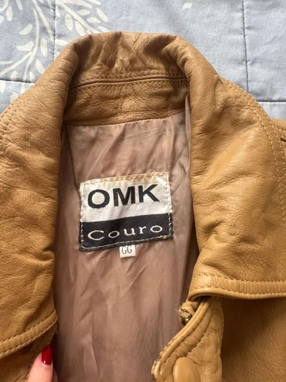 Jaqueta de couro  OMK - Foto 2