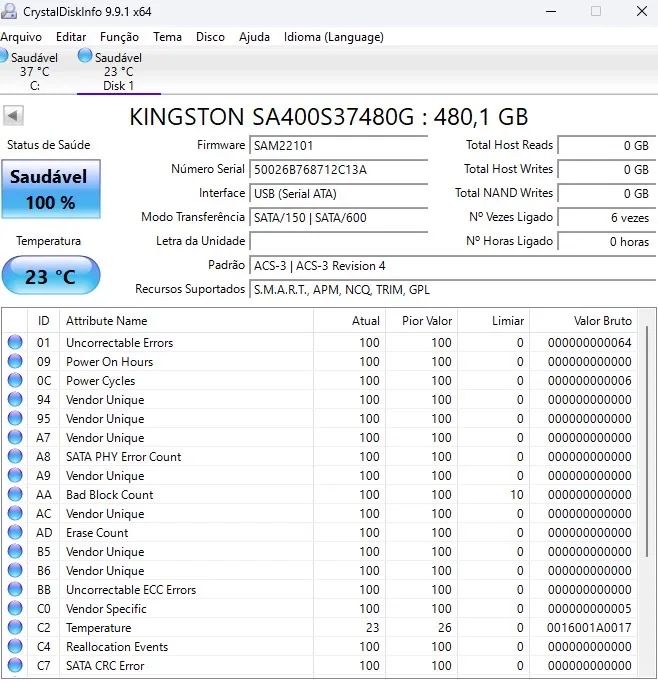 SSD 480gb - Kingston - Foto 3