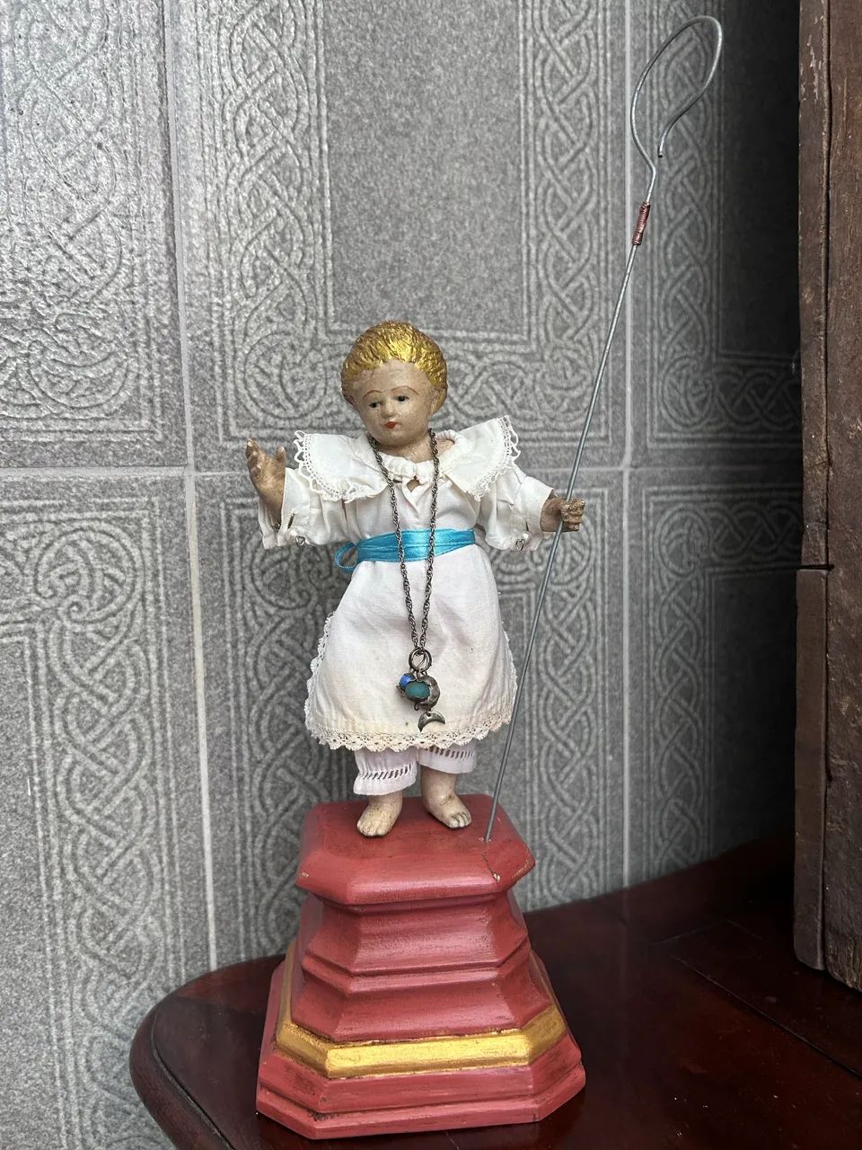 Menino Jesus em madeira - Foto 2