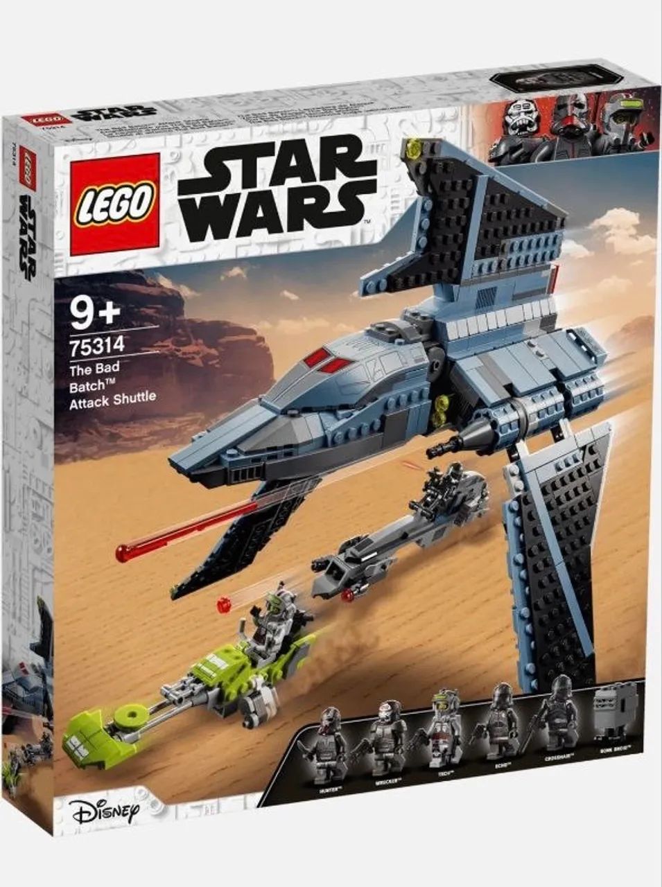 Lego Star Wars 75314 - The Bad Batch Attack Shuttle - Novo / Lacrado 