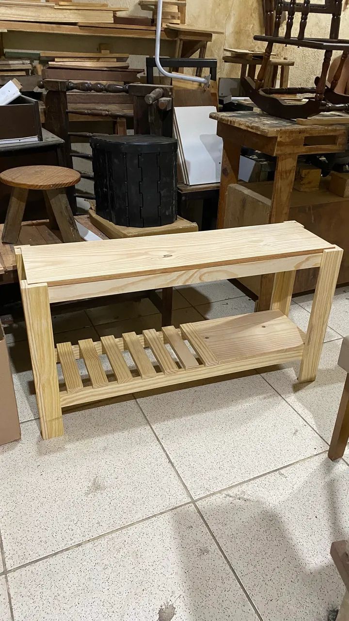 Estante de madeira rack