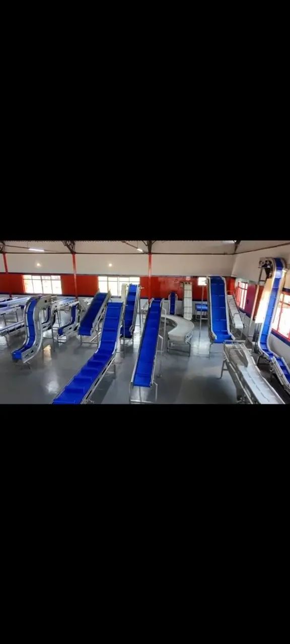 Lote esteira transportadora industrial inox