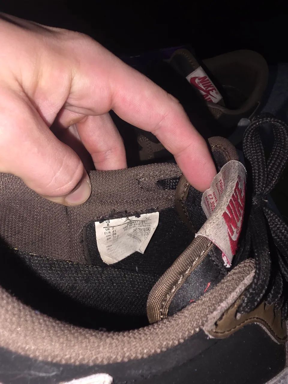 Tênis Nike Air Jordan 1 Low Travis Scott - Foto 2