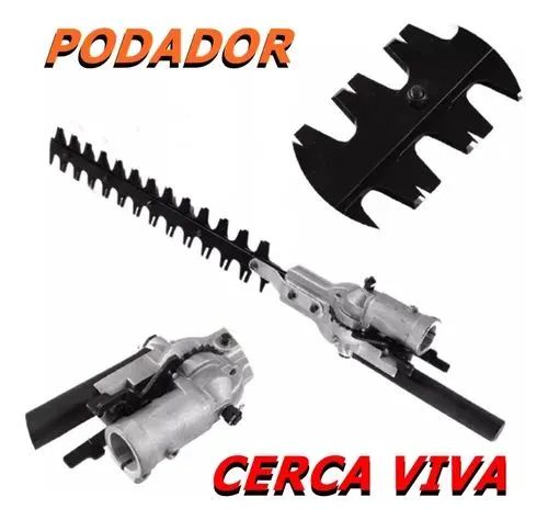 Podador de cerca viva para roçadeira de cardã 9 frisos  - Foto 2