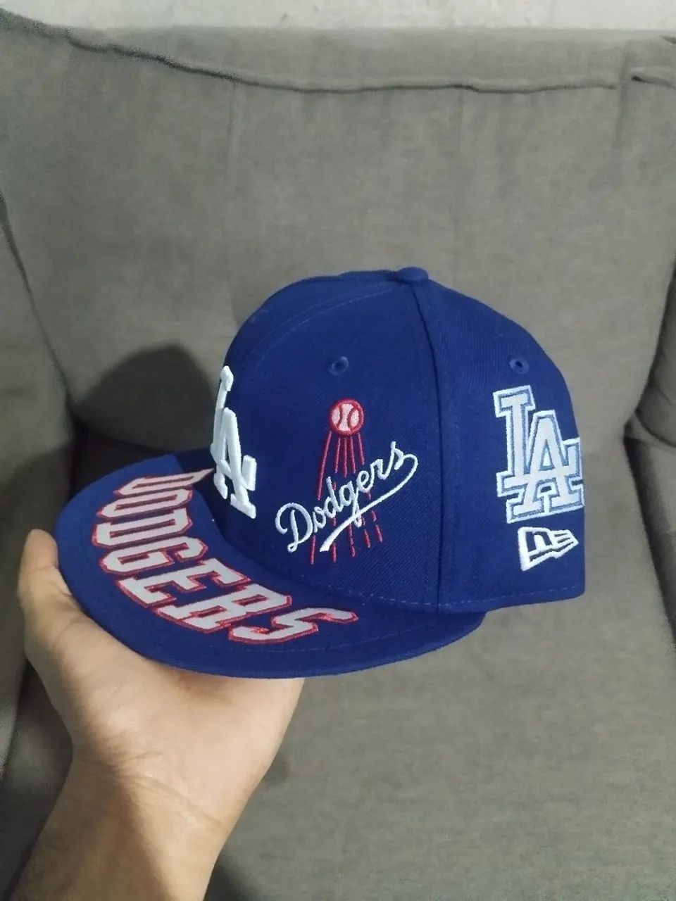 New era Boné 59FIFTY Los Angeles Dodgers MLB  - Foto 3