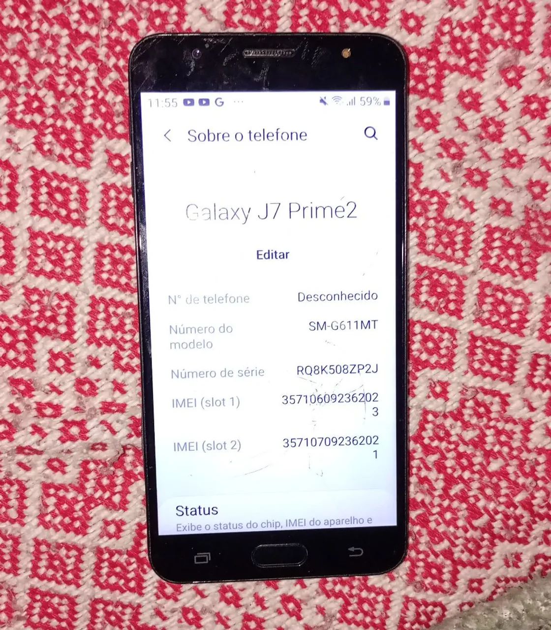 Celular J7 prime 2 com 32gb 