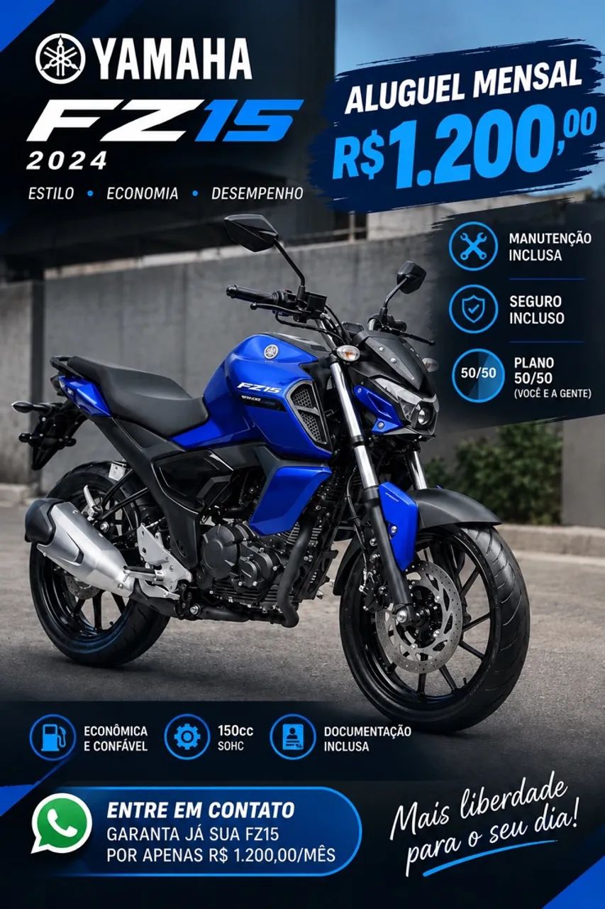 ALUGUEL DE MOTO - OPÇÃO DE COMPRA