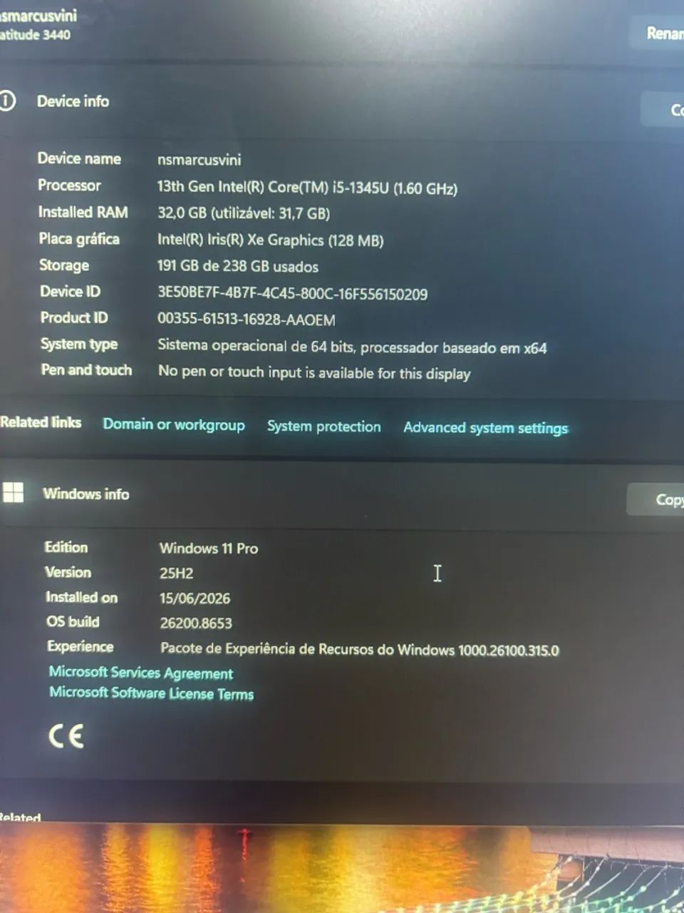 Notebook Dell i5 13 gen - 32 GB RAM - Foto 4