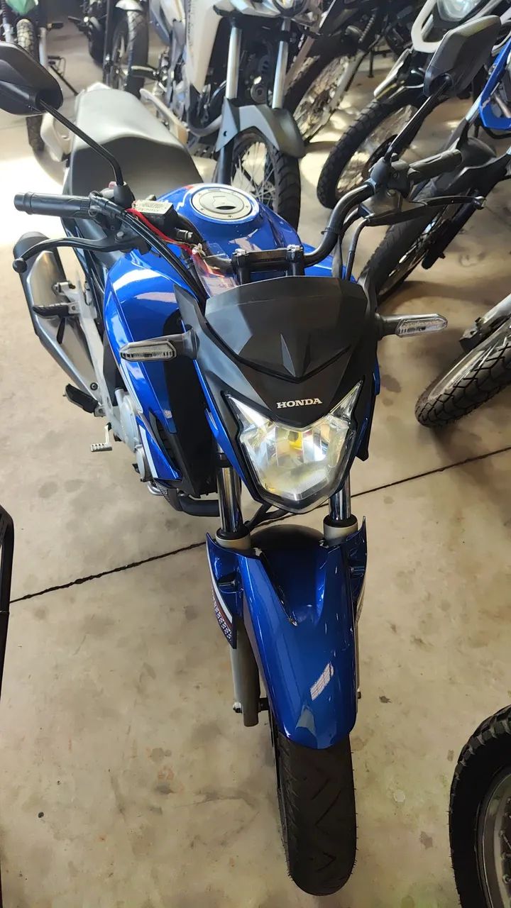 HONDA TWISTER 250 AZUL 2022 Shalon veículos Cariacica 