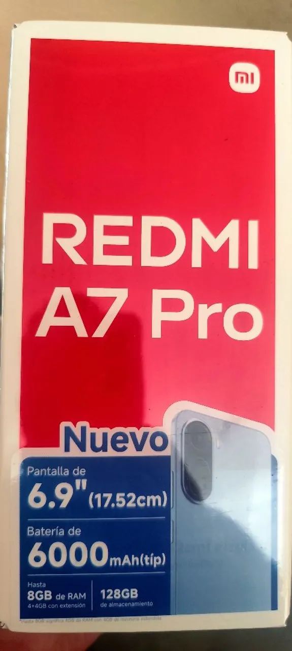 Celular redmi A7 Pró 128 gigas 