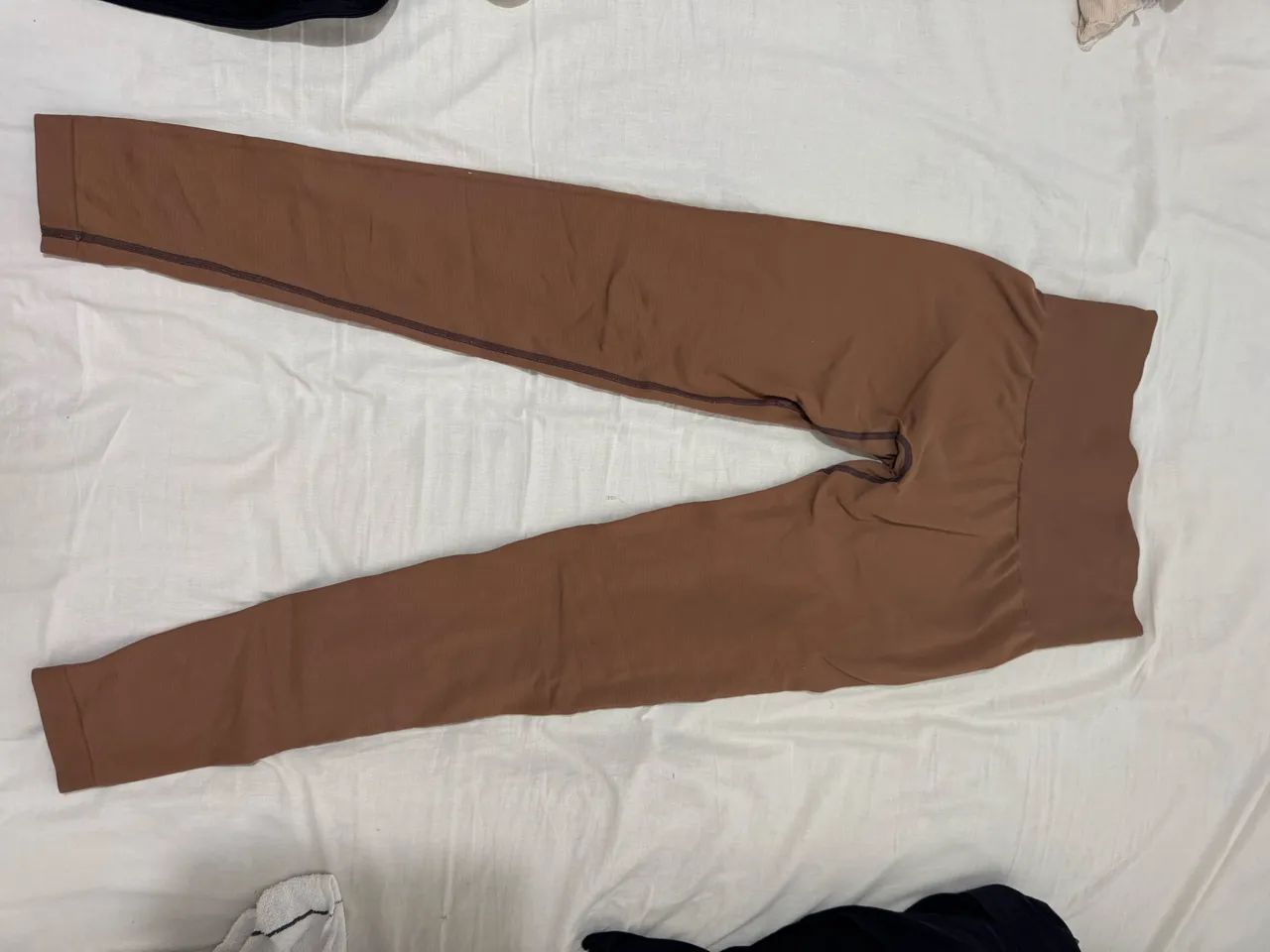 Calça poliamida marrom  - Foto 2
