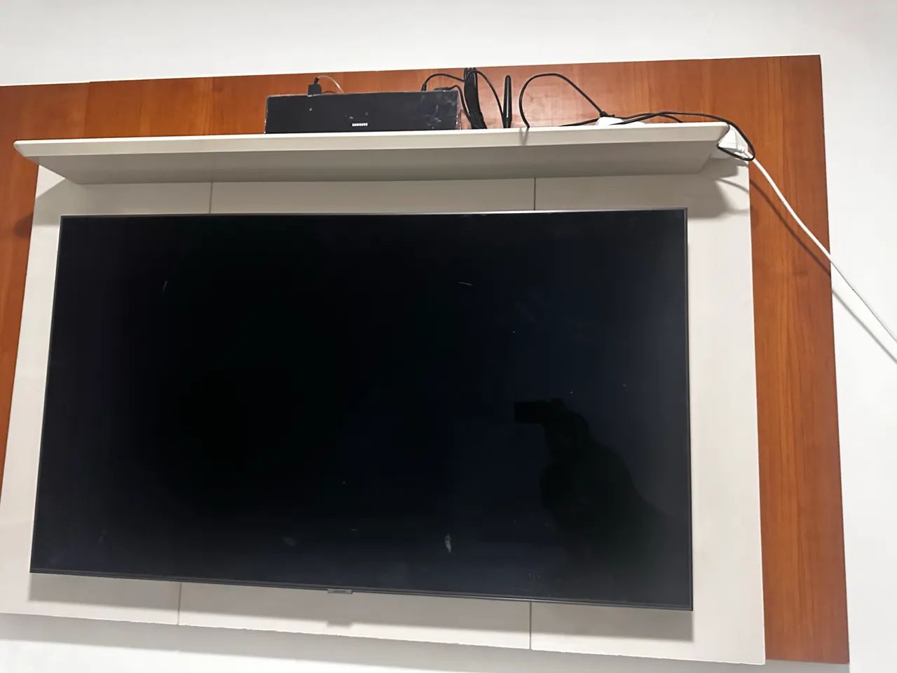 Painel para TV Arc ate 70polegadas - Off White/Natural. - Foto 2