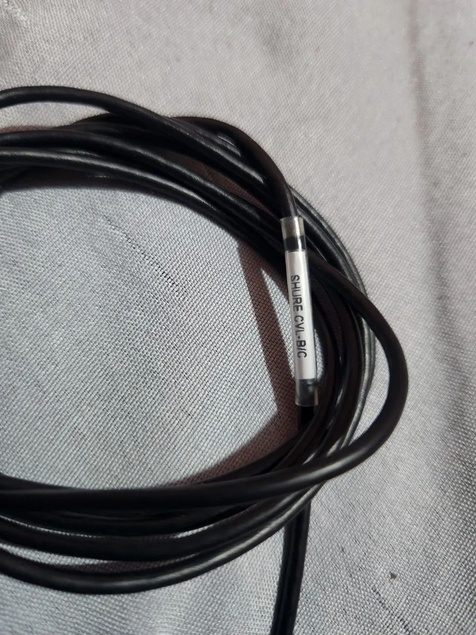Microfone Lapela Shure CVL B/c  - Foto 3