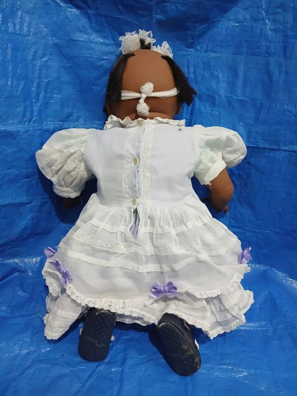 BONECA NEGRA CORPO DE PANO 66 CM - Foto 2