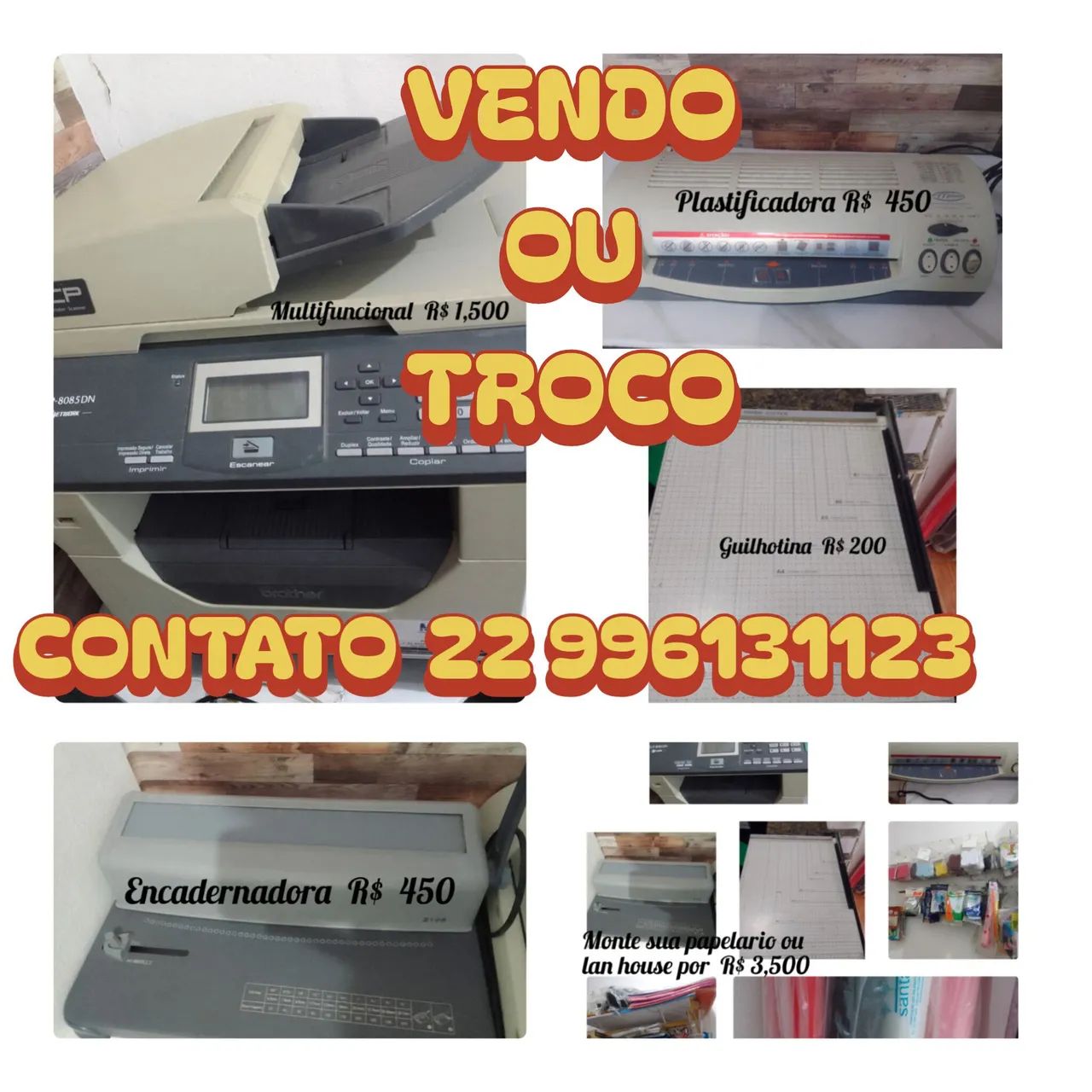 Monte sua papelaria 