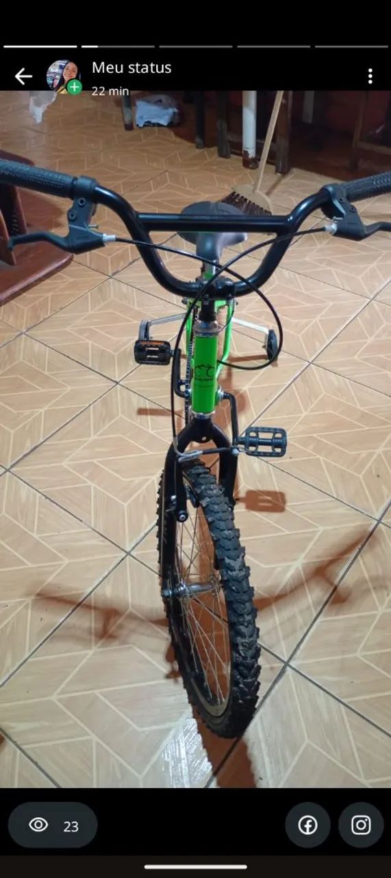 Bicicleta semi nova - Foto 3