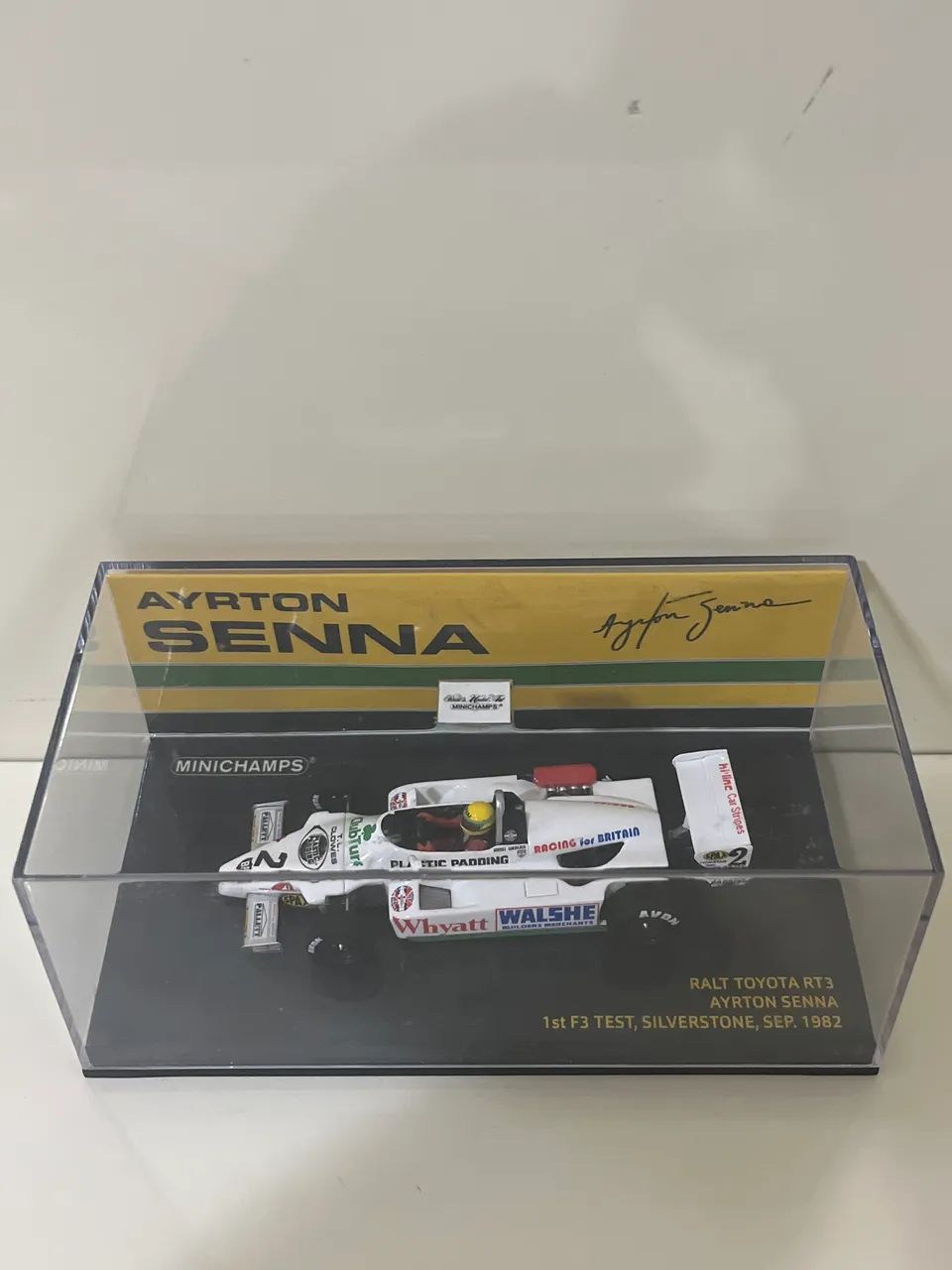Ayrton Senna 1:43 F1 Minichamps Ralt Toyota RT3 1982 - Hobbies e