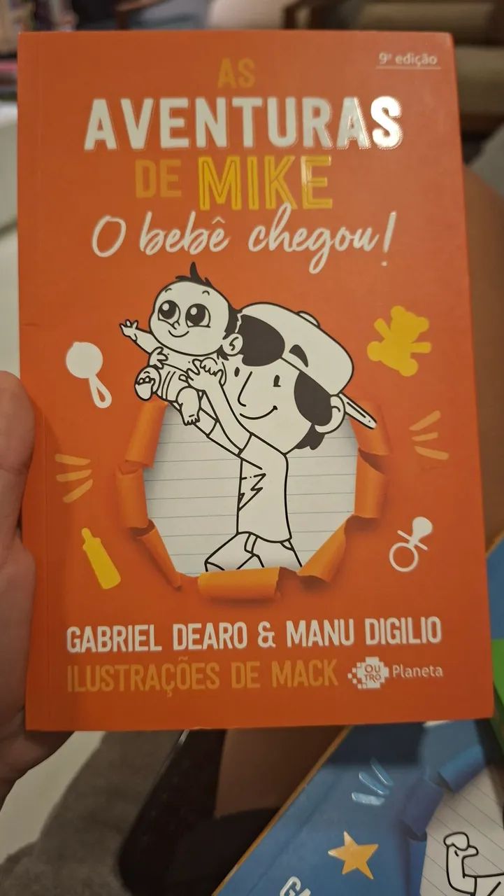 Livros as aventuras de mike: as aventuras de mike, o bebê chegou e mudando de casa - Foto 4