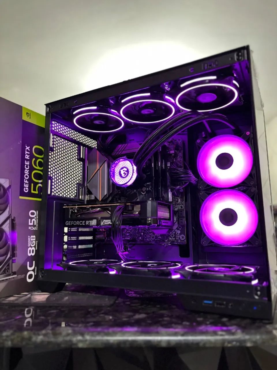 Pc gamer intel core i7 13700K 32gb ddr5 com RTX 5060