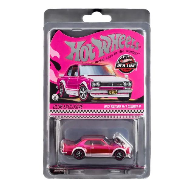 ミニカー Hot Wheels 1972 Skyline H/T 2000GT-R Hot Wheels Rlc Exclusive 1972 Skyline H/T 2000Gt-R Pink - Hobbies