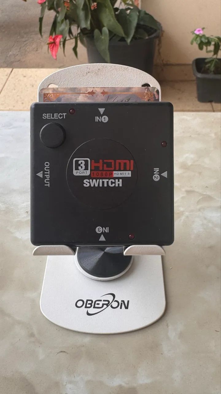 Hub Switch Extensor HDMI 3 Entradas para 1 Saída (1080p) - R$30