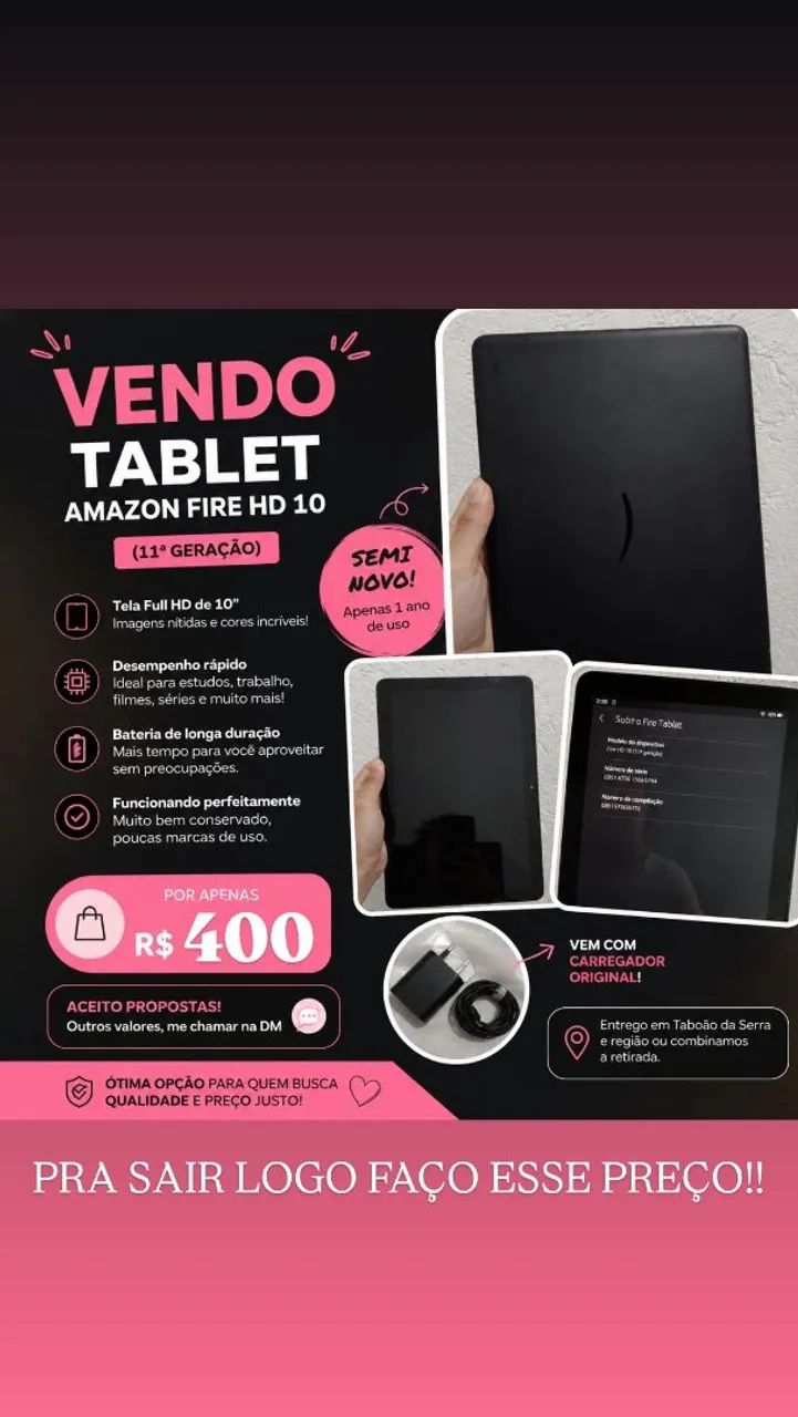 VENDE- SE TABLET 