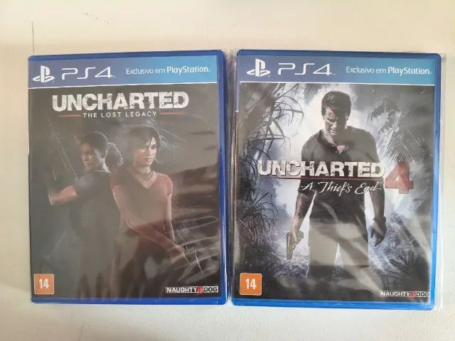 PS4 Uncharted 4 e The lost legacy (vendo separado)