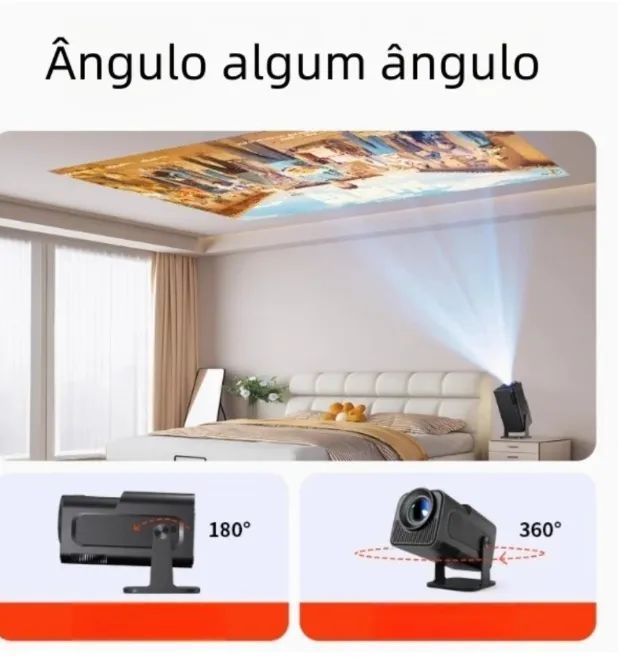 Projetor Smart HY320 Full HD | Android, Wi-Fi e Bluetooth - Foto 3