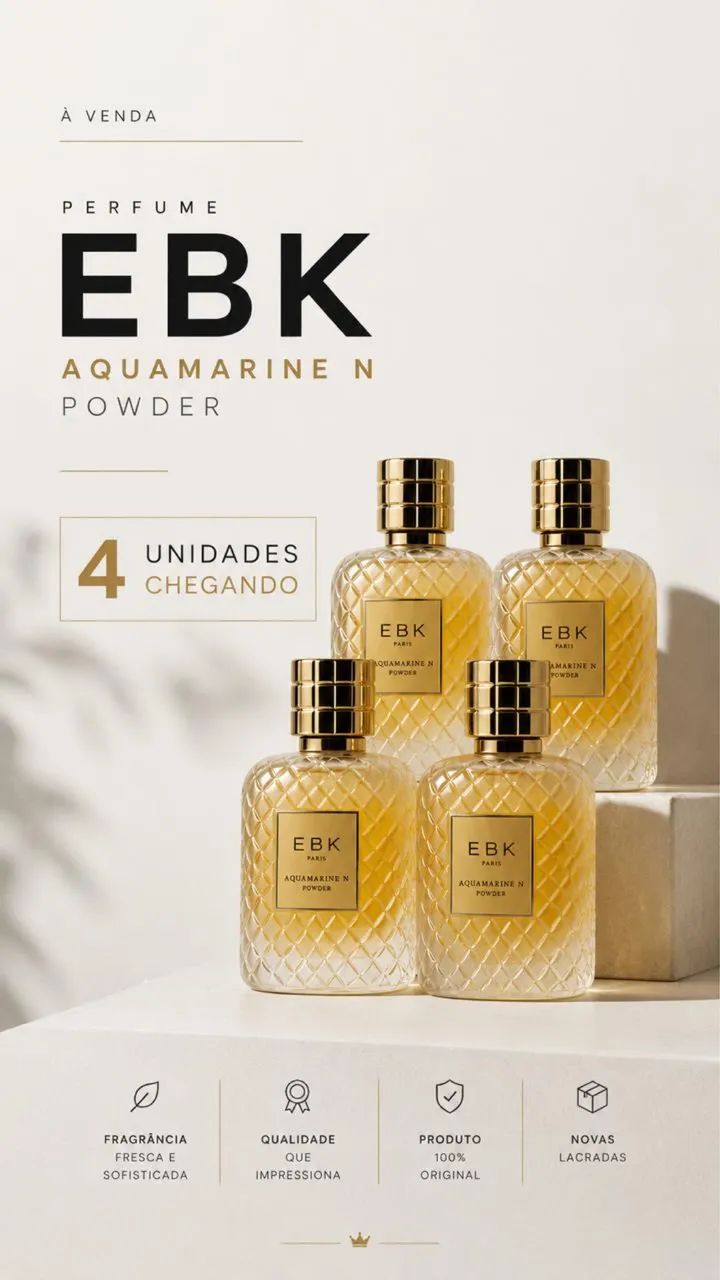 Perfume EBK Aquarine (sem uso)