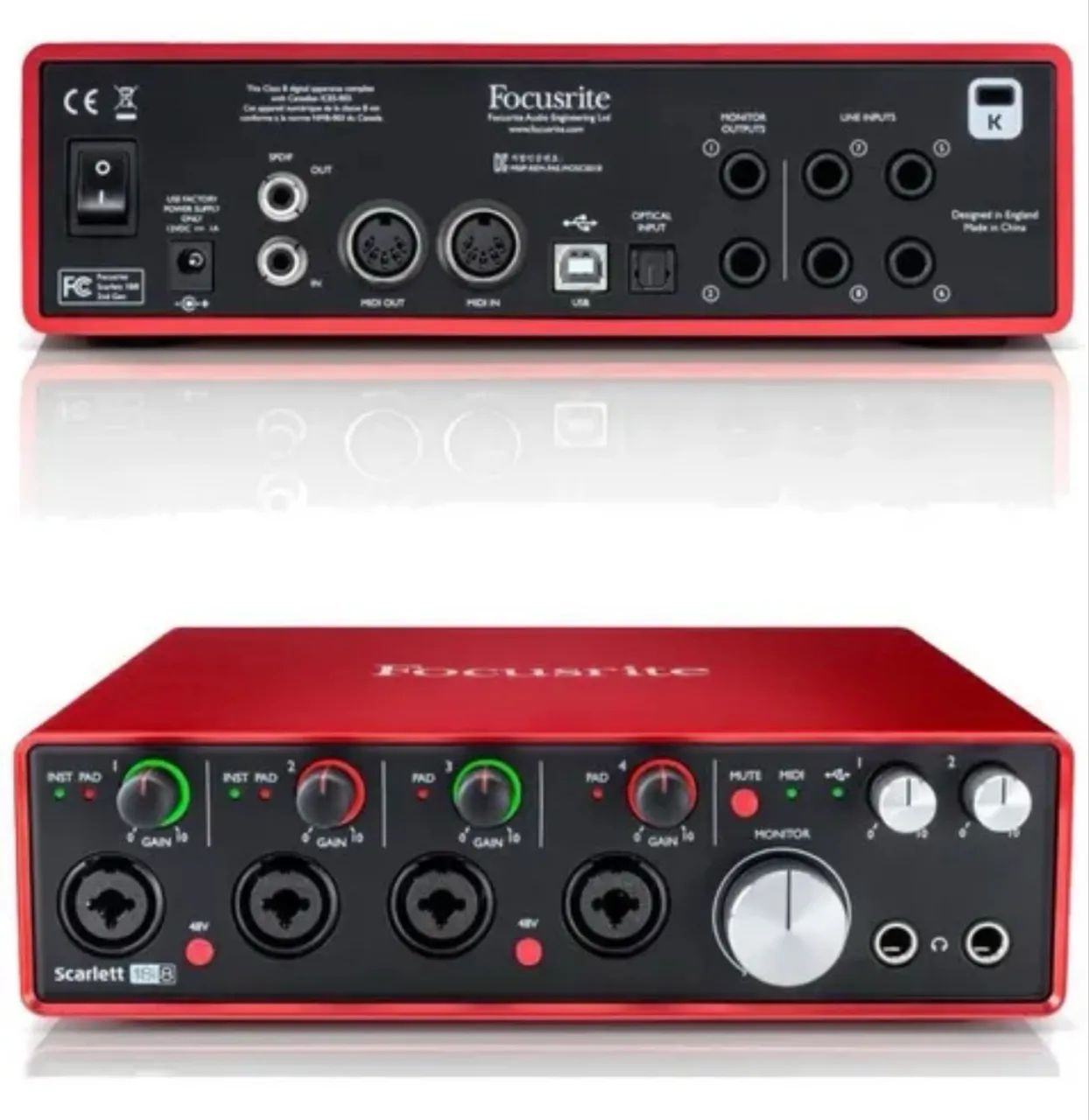 Interface de áudio Focusrite Scarlett 18i8 - Foto 3