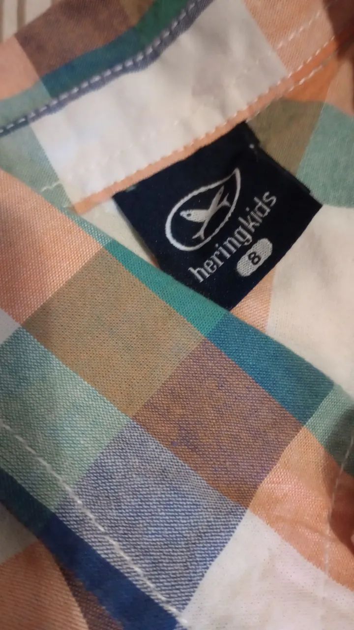 Camisa infantil Xadrez - Foto 2
